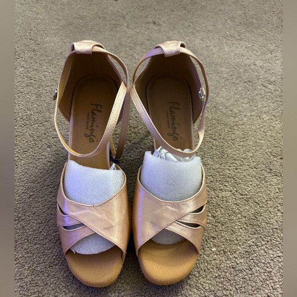 Flamingo Shoes - Flamingo Leather Strappy heel size 8.5